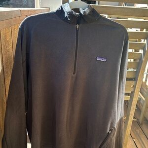 Patagonia Grey Quarter-Zip Fleece